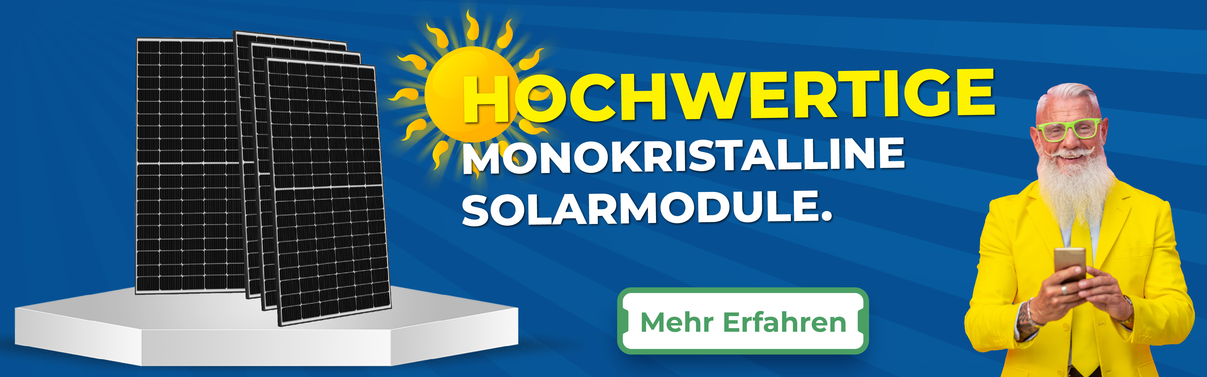 Monokristalline Solarzellen